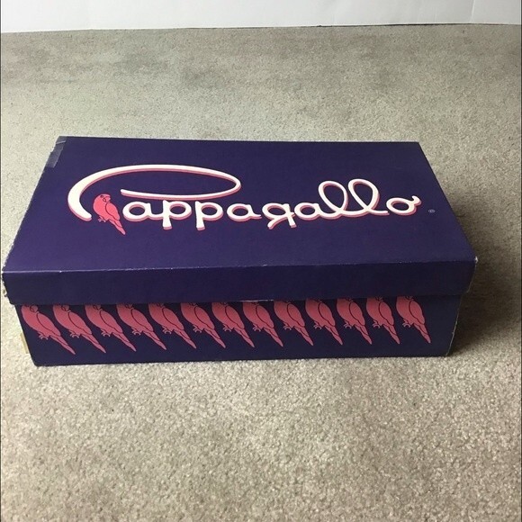 Pappagallo Leather Open Toe Heels Spain Pale Pink Size 7 Vintage - Picture 3 of 12